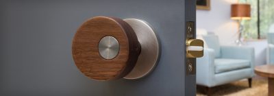 Walnut Pivot Wooden Door Knobs